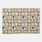 EEN GALERIJ VAN KIPPEN THEEDOEK (Horizontaal)