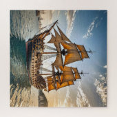 Een galjoen legpuzzel (Horizontaal)