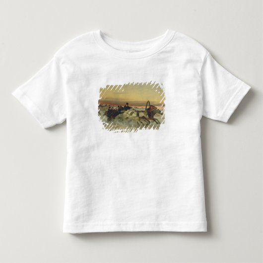 Een Galloping Winter Troika in Dawn Kinder Shirts (Voorkant)
