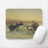 Een Galloping Winter Troika in Dawn Muismat (Met muis)