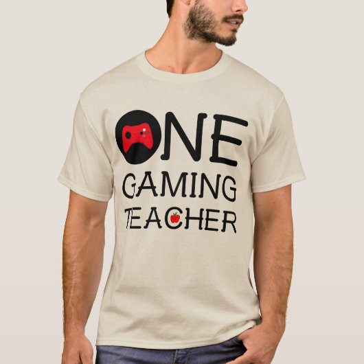 Eén gamedocent t-shirt (Voorkant)