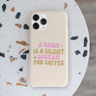 Een gangetje is een stille schreeuw om de koffiero Case-Mate iPhone case