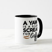 Een gangetje is een stille schreeuw om de Mok van  (Voorkant rechts)