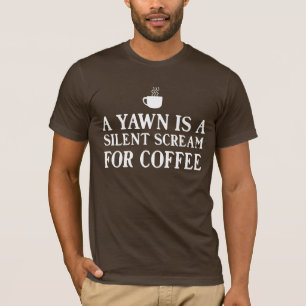 Een gangetje is een stille schreeuw om koffie t-shirt
