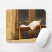 Een gans op een bank in Mousepad Muismat (Met muis)