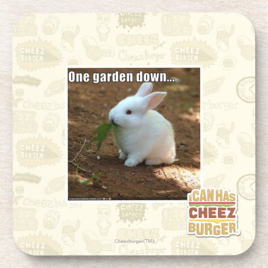 Eén Garden Down � Bier Onderzetter (Voorkant)