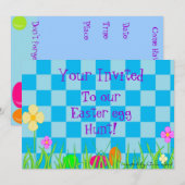 Een Garden Egg Hunt Kaart (Voorkant / Achterkant)