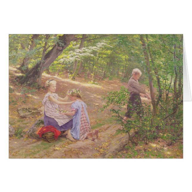 Een Garland van Bloemen, 19e eeuw (Voorkant Horizontaal)