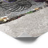 Een gasmasker dat beschermd moet worden tegen gewe poster (Hoek)