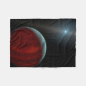 Een gasreus rond een witte dwergster. fleece deken (Voorkant (Horizontaal))