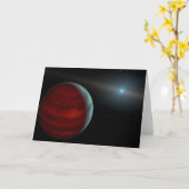 Een gasreus rond een witte dwergster. kaart (Gele Bloem)