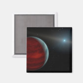 Een gasreus rond een witte dwergster. magneet (Voorkant / Achterkant)