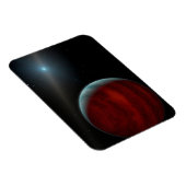 Een gasreus rond een witte dwergster. magneet (Rechterzijde)