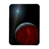 Een gasreus rond een witte dwergster. magneet (Verticaal)