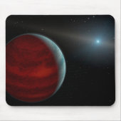 Een gasreus rond een witte dwergster. muismat (Voorkant)