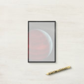 Een gasreus rond een witte dwergster. post-it® notes (Op bureau)