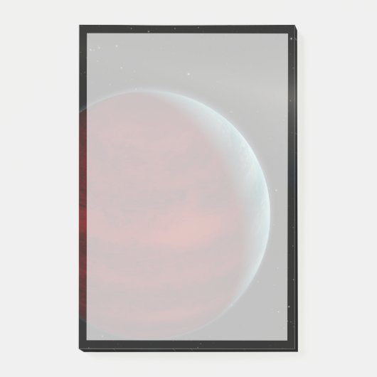 Een gasreus rond een witte dwergster. post-it® notes (Voorkant)