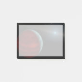 Een gasreus rond een witte dwergster. post-it® notes (Voorkant)