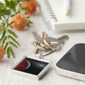 Een gasreus rond een witte dwergster. sleutelhanger (Zijkant)