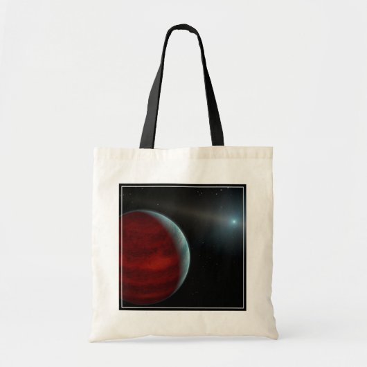 Een gasreus rond een witte dwergster. tote bag (Voorkant)