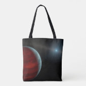 Een gasreus rond een witte dwergster. tote bag (Achterkant)