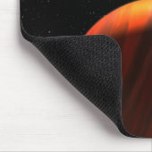 Een gasreusachtige planeet rond een rode dwerg muismat (Hoek)