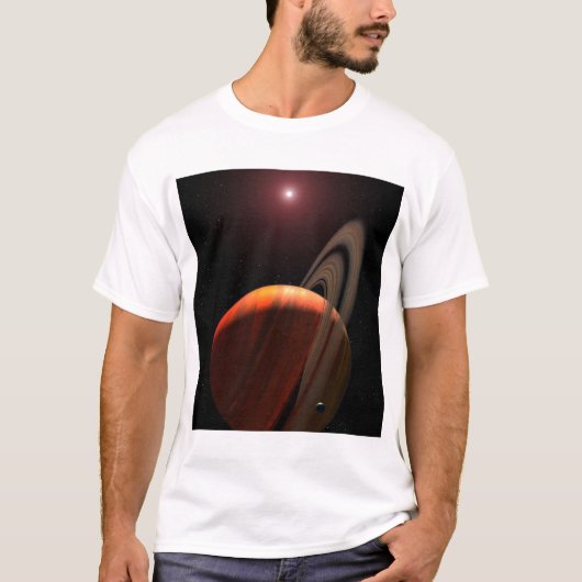 Een gasreusachtige planeet rond een rode dwerg t-shirt (Voorkant)