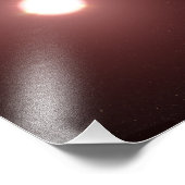 Een gasreuzenplaneet rond een rode dwergster foto afdruk (Hoek)