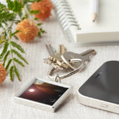 Een gasreuzenplaneet rond een rode dwergster sleutelhanger (Zijkant)