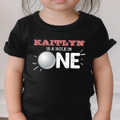Eén gat | Golf 1st Birthday Par-t-shirt