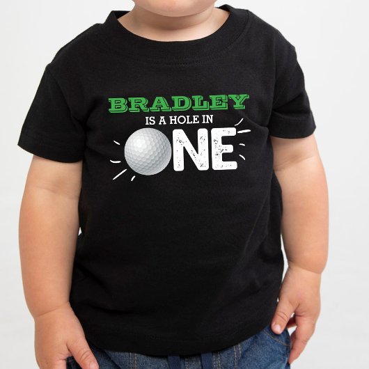 Eén gat | Golf 1st Birthday Par-t-shirt