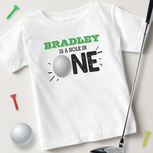 Eén gat | Golf 1st Birthday Par-t-shirt