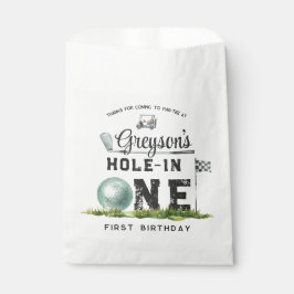 Eén gat | Golf Birthday Party Favor Bags Bedankzakje