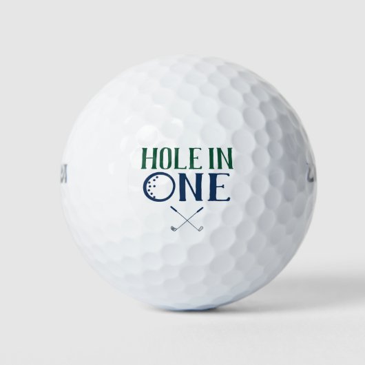 Eén gat golfballen (Voorkant)