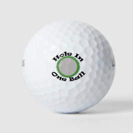 Eén gat golfballen