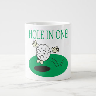 Eén gat grote koffiekop