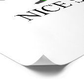 Een gat in één Golfbal Poster (Hoek)