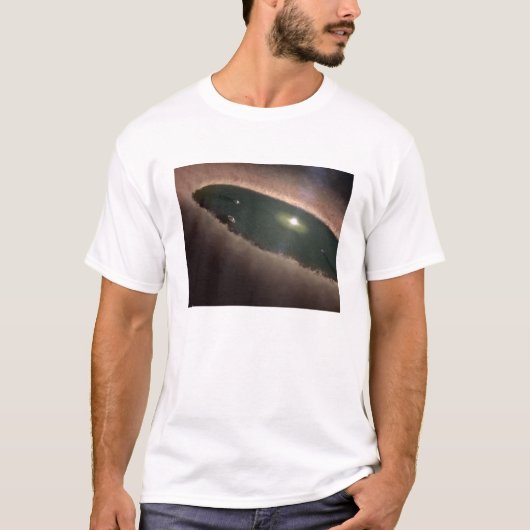 Een gat in een protoplanetaire, of planeet-vormend t-shirt (Voorkant)