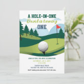 Een gat in een T-shirt-Rific golfverjaardag Kaart (Staand voorkant)