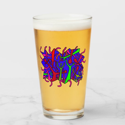 EEN GAT IN MIJN GLAS. GLAS (Voorkant gevuld)