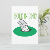 Eén gat kaart (Staand voorkant)