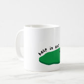 Eén gat koffiemok (Voorkant links)