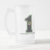 Eén  gat matglas bierpul (Links)