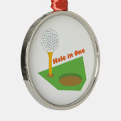 Eén gat metalen ornament (Rechts)