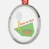 Eén gat metalen ornament (Links)