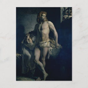 Een Gaul en zijn dochter in Rome, 1847 Briefkaart