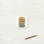 Een Gay Day LGBT Pride Maand Post-it® Notes (Op bureau)