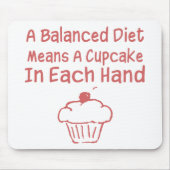 Een gebalanceerd dieet betekent een koekje in elke muismat (Voorkant)