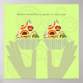 Een gebalanceerd Diet van Cupcakes Poster (Voorkant)
