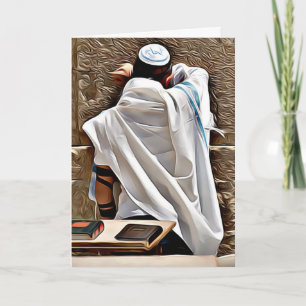 Een gebed bij de Westerne Muur Joodse Kaart